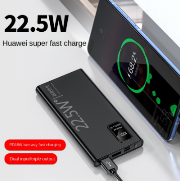 Huawei 22.5w Fast Charge 10000mah Power Bank PD20W Led Digital Display Large Capacity Teclast Type-c