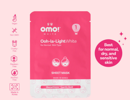 Omo! White Ooh-la-Light White Sheet Mask