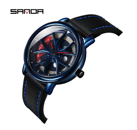 SANDA Original watches for men Analog Quartz Watch sports watch Stainless steel strap 1025 4