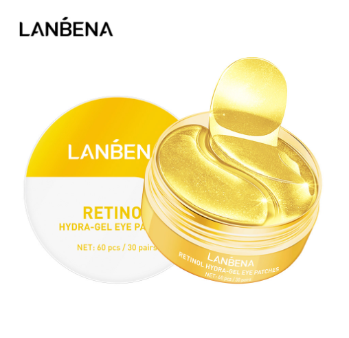 LANBENA Retinol Collagen Eye Mask Patch Gel Anti Aging Moisturizing Tighten Eye Skin Fade Fine Lines Under Eyes SkinCare
