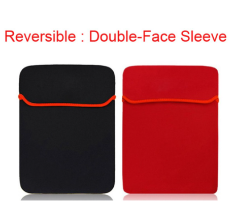 15.6 Inch 15 inch REVERSIBLE LAPTOP POUCH BAG Black