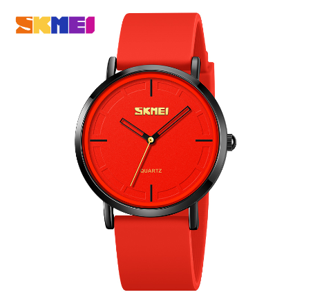 SKMEI Watch For Women Fashion Trendy Waterproof Quartz 2050 RED