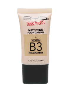 BYS Decoded Mattifying Foundation Light 20ML