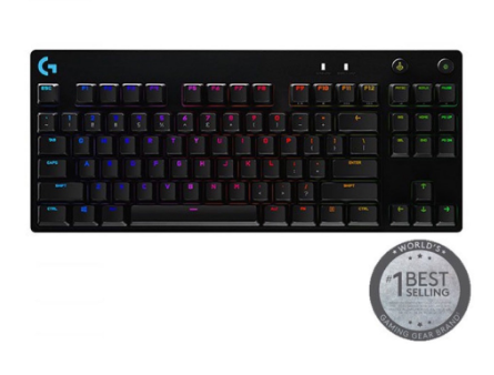 [ONLINE EXCLUSIVE] Logitech G Pro GX Blue Clicky Switch Gaming Keyboard Non Swappable (920-009396)