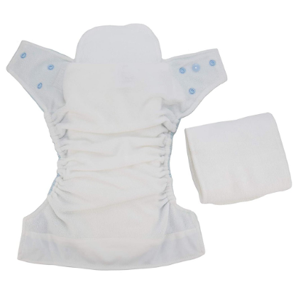 Super Absorbent Stay-Dry Microfiber Inserts for Cloth Diapers, 3 Layered Microfiber Inserts 1pc
