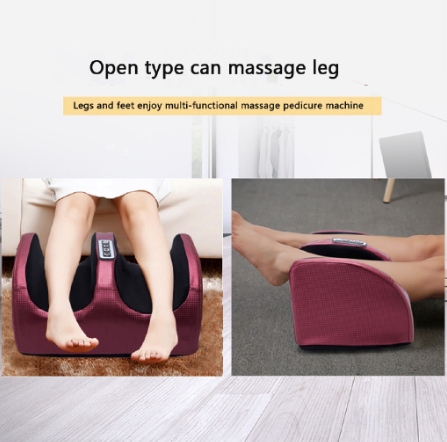Electric Foot heating Leg Relax Massager Acupoint Machine Remote Control Foot Care Massage Machine