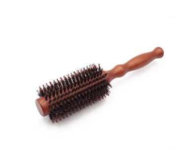 Gladking Professional Hair Brush Round Head Wooden Handle