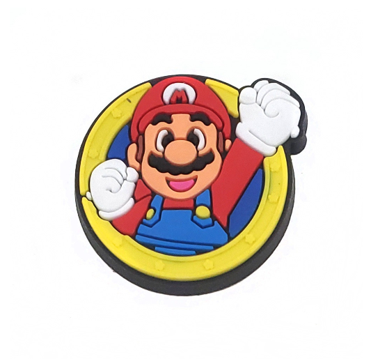 Cute Mushroom Flower Jibbitz for Crocs Pin Super Mario Game Croc Jibbits Star Shoe Charms Dragon Jibits Charm Men Shoes Accessories M3