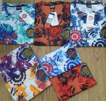 Santa Cruz Tie Dye T-shirt  For Men