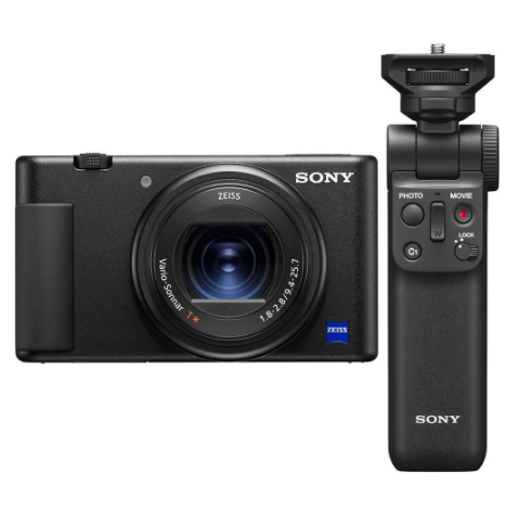 Sony ZV-1 Digital Camera With Vlogger Accessory Kit Black