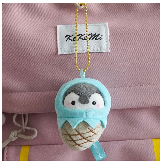 Koi Penguin Plush Doll Small Pendant Bag Pendant Charm Doll Keychain Toy Doll F19