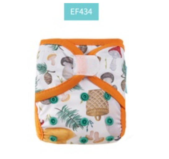 Happyflute Newborn Print PUL Design Snap Or Hook&Loop Eco-friendly Cloth Diaper Cover Baby Cloth Diaper CD9