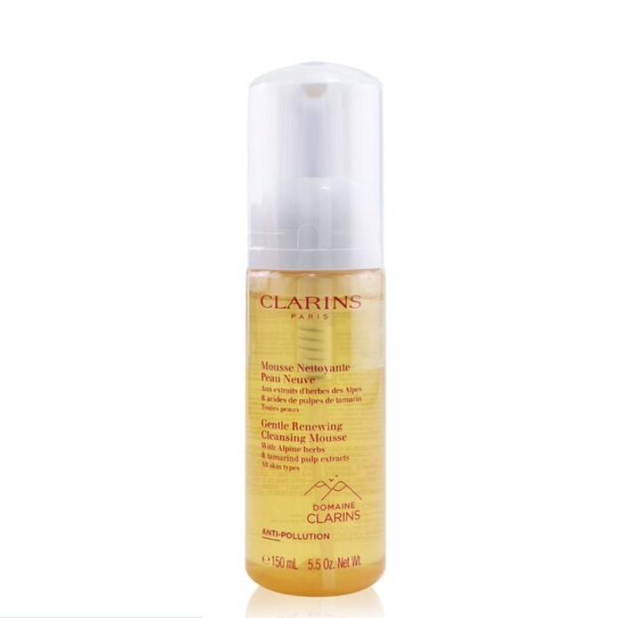 Clarins Gentle Renewing Cleansing Mousse with Alpine Herbs