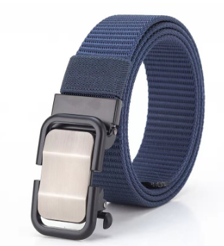 Men Belt Automatic Alloy Buckle Casual Canvas Male Belts Fashion Young Nylon Belt For Jeans