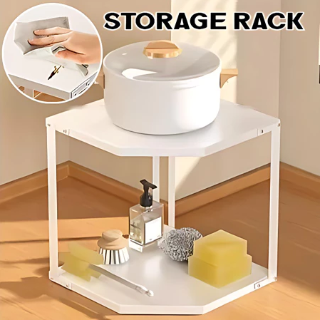 Pot Rack Corner Multi-layer Rack Kitchen Storage RackStorage Condiments Organizer