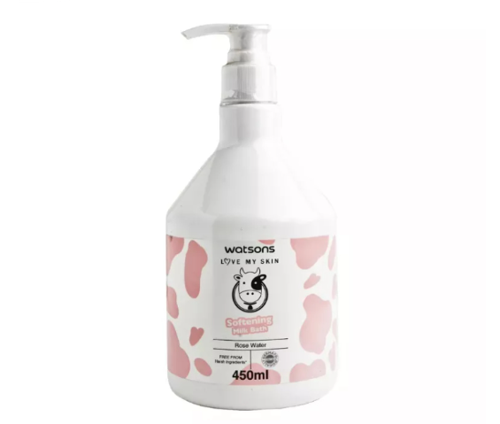 WATSONS Love My Skin Softening Milk Bath Rose Water 450ML