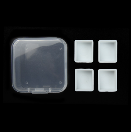 SeamiArt Mini Transparent Plastic Storage Box For Watercolor Blocks Gathering Earings Candy Subpackage Box