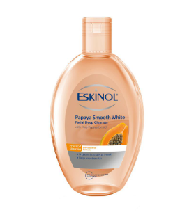 Eskinol Facial Deep Cleanser Papaya Smooth White With Pure Papaya Extract  225ml