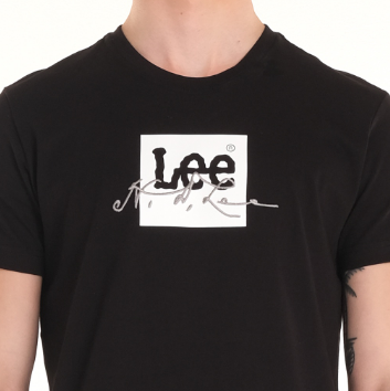 Lee Logo T-Shirt Regular Fit for Men Street Style