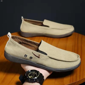 New Men's Fabric Breathable Peas Shoes KLC