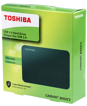Toshiba Portable External Hard drive 1TB / 2TB