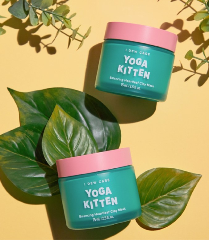 Yoga Kitten Balancing Heartleaf Clay Mask 75ml