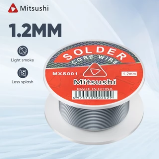 Mitsushi Soldering Lead 1.2mm 3m Solder Lead Spool Roll Solder Wire