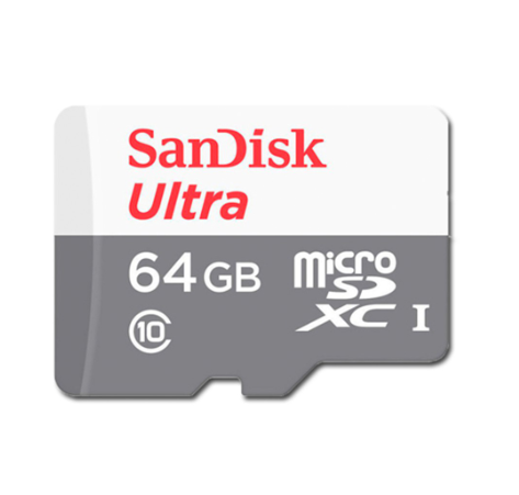 SanDisk Ultra Micro SDXC 64GB Class 10 Memory Card SDSQUNR