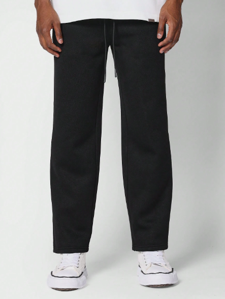 SUMWON Drop Crotch Jogger Pant With Back Graphic Print