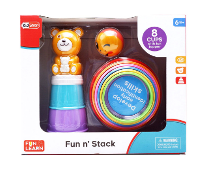 KidShop Fun n' Stack Playset - Bear
