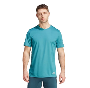 Adidas Running RUN IT TEE Men Turquoise IJ6834