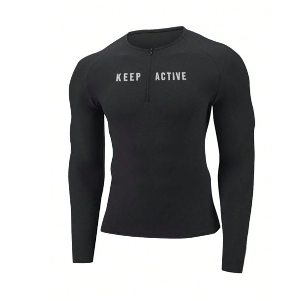 Manfinity Sport Corelite Men's Half-Zipper Sports Jacket With Zipper Workout Tops