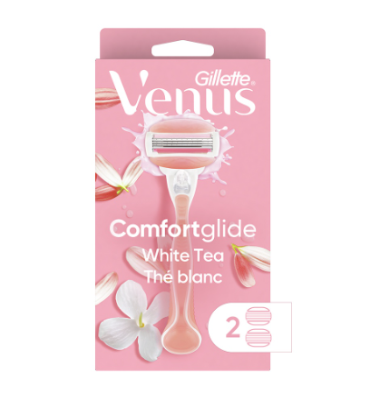Gillette Venus ComfortGlide White Tea Razor 2Up