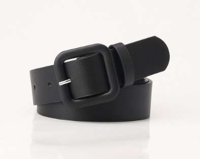 Lovito Women Basic Belts LNA28249 (Black)