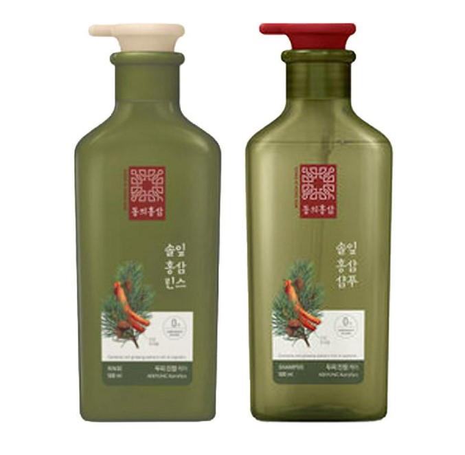Kerasys Dong Yi Hong Sam Pine Needle Red Ginseng Shampoo & Conditioner 500ML