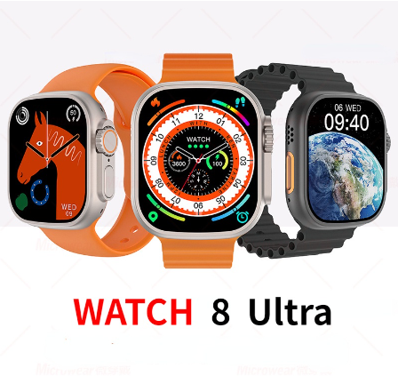 2023 Latest Watch 8 Ultra Series Smartwatch For Men And Women With Bluetooth Wireless Call Charging 1.99 Inch HD Display