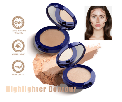 AVOE Grooming Powder Highlighter Contour Bronzer Blusher Makeup Palette Soft Smooth Naturally
