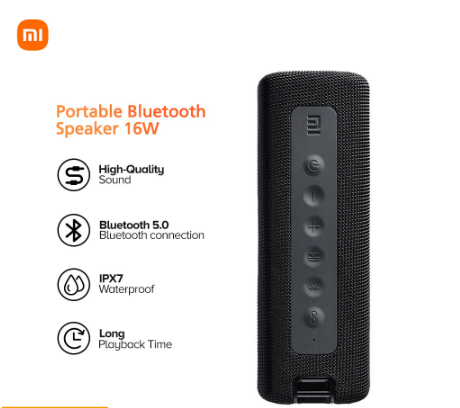 Xiaomi Mi Portable Bluetooth Speaker High Quality 13Hours BT5.0 IPX7 w/ Built-in Mic Model:MDZ-36-DB