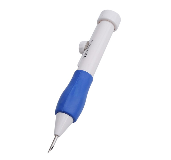 Blue And White Russian Embroidery Poke Flower Needle Cross Stitch Embroidery Needle Stack Flower Pin