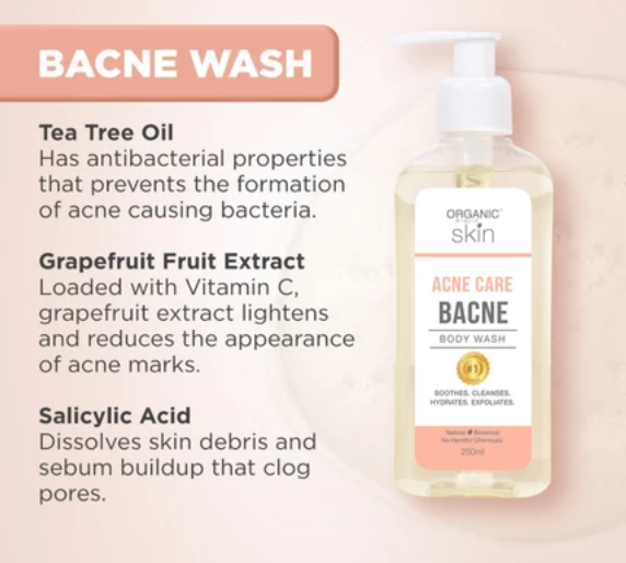 Organic Skin Japan Acne Care Bacne Body Wash 250ml Antiacne Bodywash