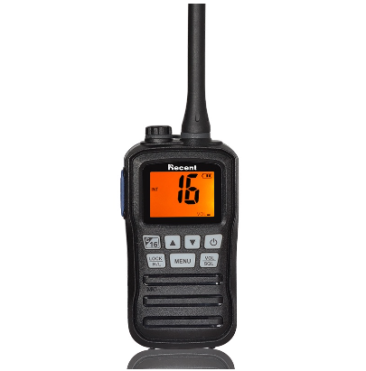 Recent RS-25M VHF Marine Radio IP67 Waterproof 156.000-163.275MHz Handheld Float Radio Stadion Walkie Talkie