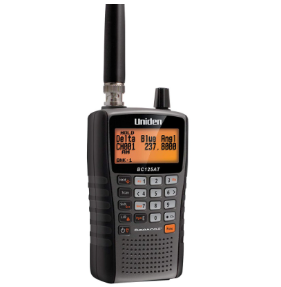 Uniden Bearcat BC125AT Handheld Scanner 500 Alpha-tagged Channels