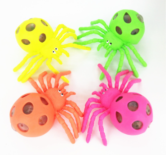 NEW COD Spider Vent Ball Decompression Grape Ball Kneading Music Ball Toy Color Bead Water Ball