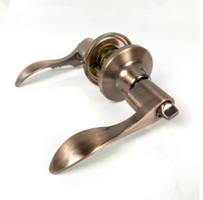 RCG Door Knob With 3Key High Quality Entrance Lock set Lever Type Lock Tubular Lever Handle Lock