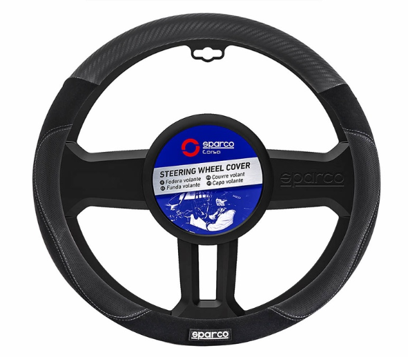 Sparco Corsa Steering Wheel Cover SPS122 (Black With Gray)