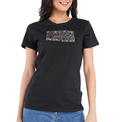 RRJ Ladie's Basic Tees Regular Fit 18592 (Navy Blue)