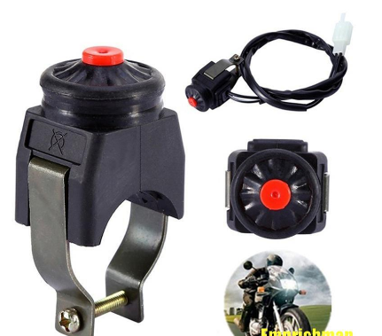 Emprichman Motorcycle Kill Switch Red Push Button Horn Starter Dirt Bike Atv Utv Dual Sport