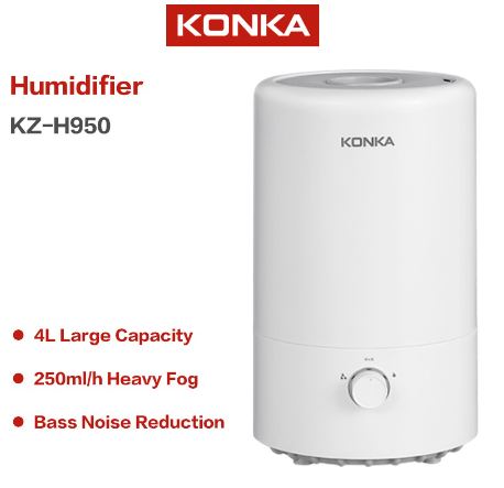 KONKA 4L Humidifier High Capacity Household Humidifier Aromatherapy Essential Oil Diffuser KZ-H950
