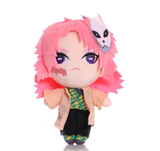 20CM Demon Slayer Plush Toys Kawaii Kamado Tanjirou Agatsuma Zenitsu Kamado Nezuko Stuffed Dolls Lovely Pillow DS16