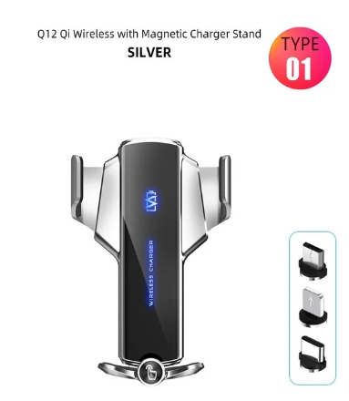 15W Car Wireless Charger Air Vent Mounted Holder For iPhone 11 12 13 Samsung S20 S21 Magnetic Wireless Charging Car Phone Holder